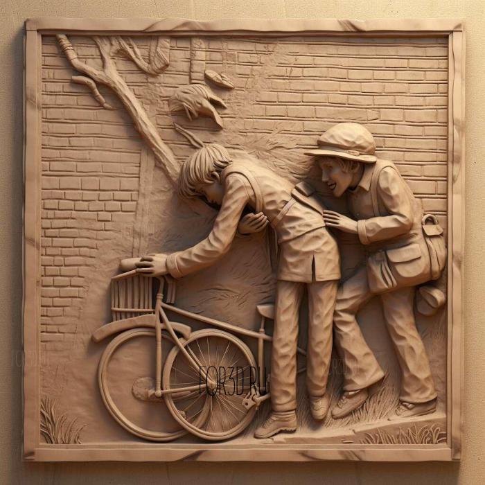 Bicycle Thieves 1 stl model for CNC